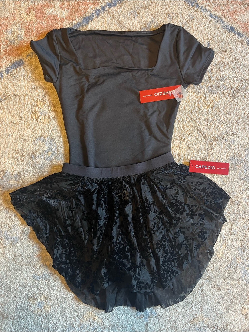 Capezio Square Neck Leotard and Skirt Bundle